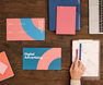 Digital marketing concept cards