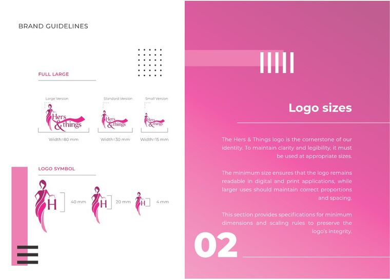 Hers and Things brand guidelines