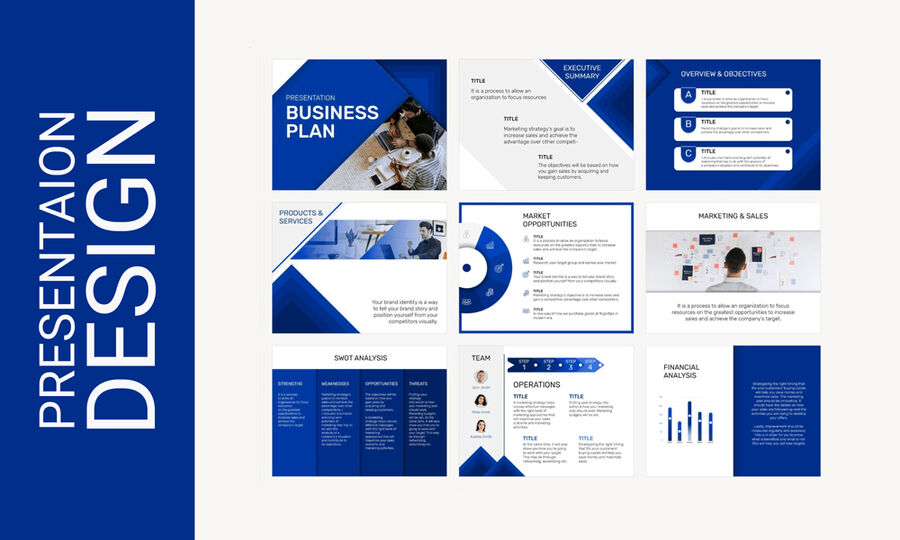 Corporate presentation design