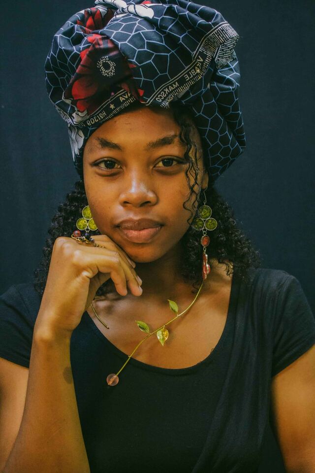 Studio portrait photography